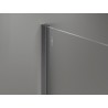 Mexen lišťa priečnu k stenovej stene 10 mm, brushed gun gray - 800-00-66-X