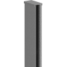 Mexen lišťa priečnu k stenovej stene 10 mm, brushed gun gray - 800-00-66-X