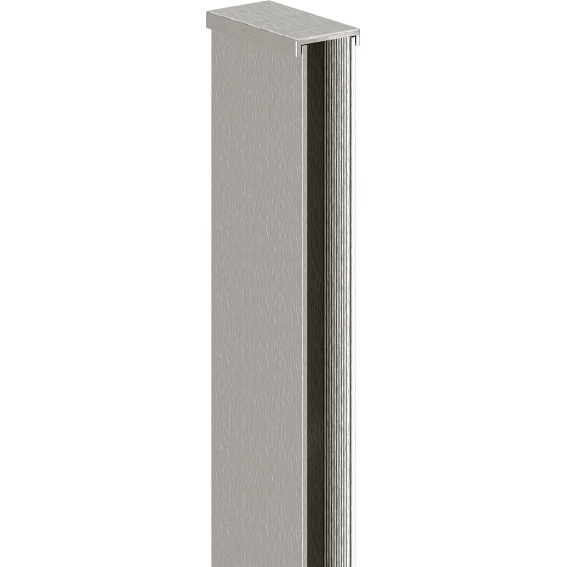 Mexen stenová lišta pre sprchovú stenu 10 mm, brúsený nikel - 800-00-97-X