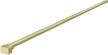 Mexen rovný držiak na sprchovú stenu 10 mm, zlatý brúsený - 830-10-55