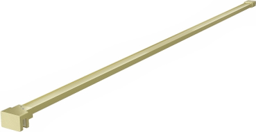 Mexen Uni-P2 rovná vzpera pre sprchovú zástenu 10 mm, brúsené zlato - 830-10-55
