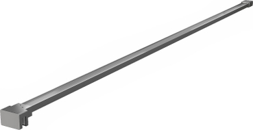 Mexen Jednoduchý držiak na sprchovú stenu 10 mm, gun metal - 830-10-95