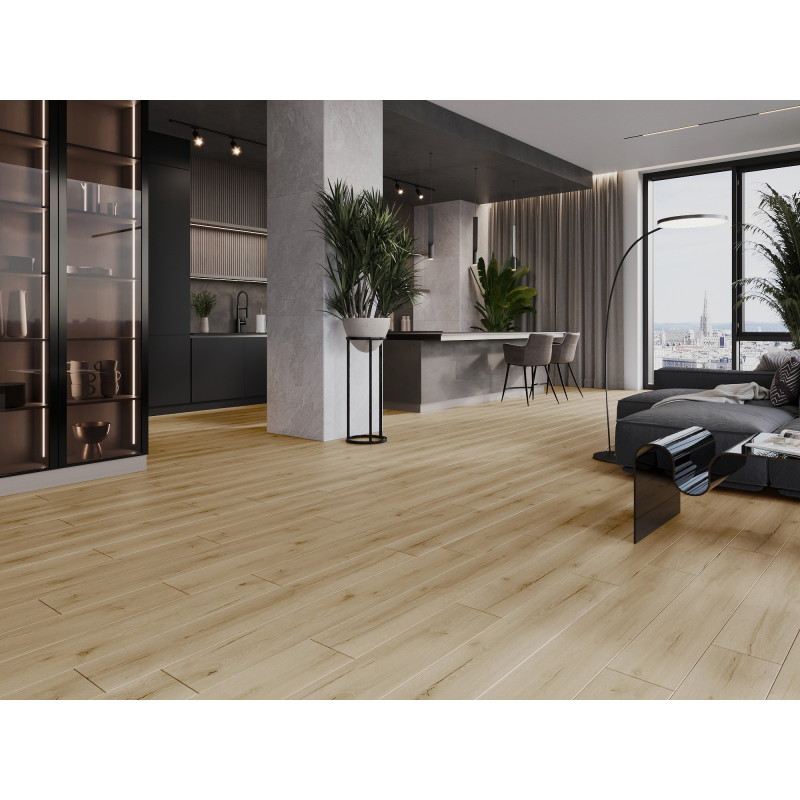 Mexen Buffalo vzorka vinylových panelov LVT Dryback 2,5 mm, podklad PVC, 4 V-drážka, Dub - F1307-S