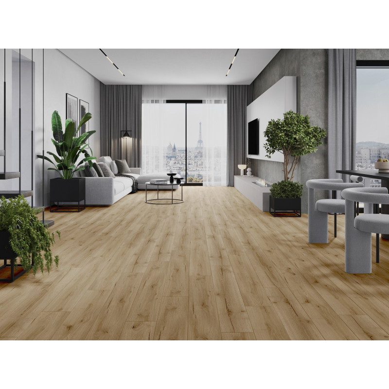 Mexen Buffalo vzorka vinylových panelov LVT Dryback 2,5 mm, podklad PVC, 4 V-drážka, Dub - F1307-S