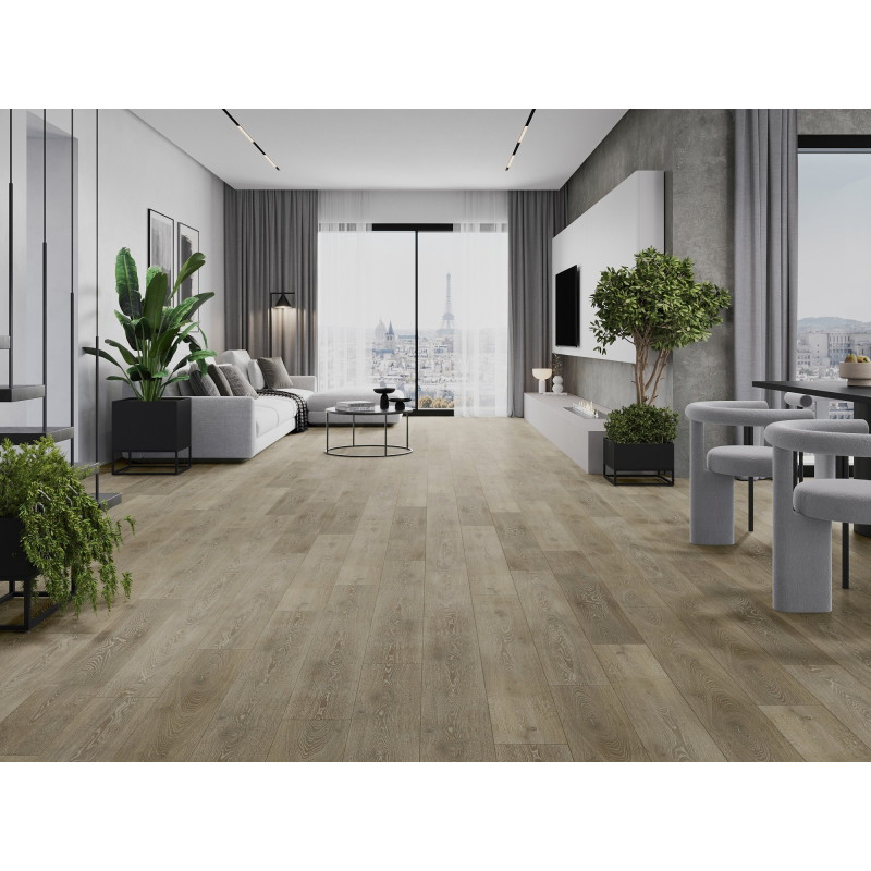 Mexen Jasper vzorka vinylových panelov LVT Dryback 2,5 mm, podložka PVC, 4 V-drážka, Dub - F1318-S