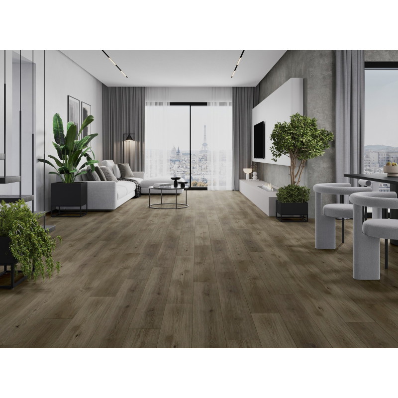 Mexen Perry Vzorok vinylových panelov LVT Dryback 2,5 mm, podklad PVC, 4 V-drážka, Dub - F1321-S