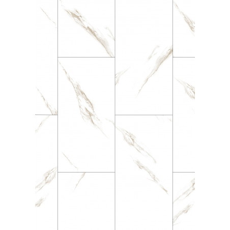Mexen River White  vzorka vinylovej podlahy LVT Dryback 2,5 mm, podklad PVC, 4 V-Fuga, Jazz White - F1450-S