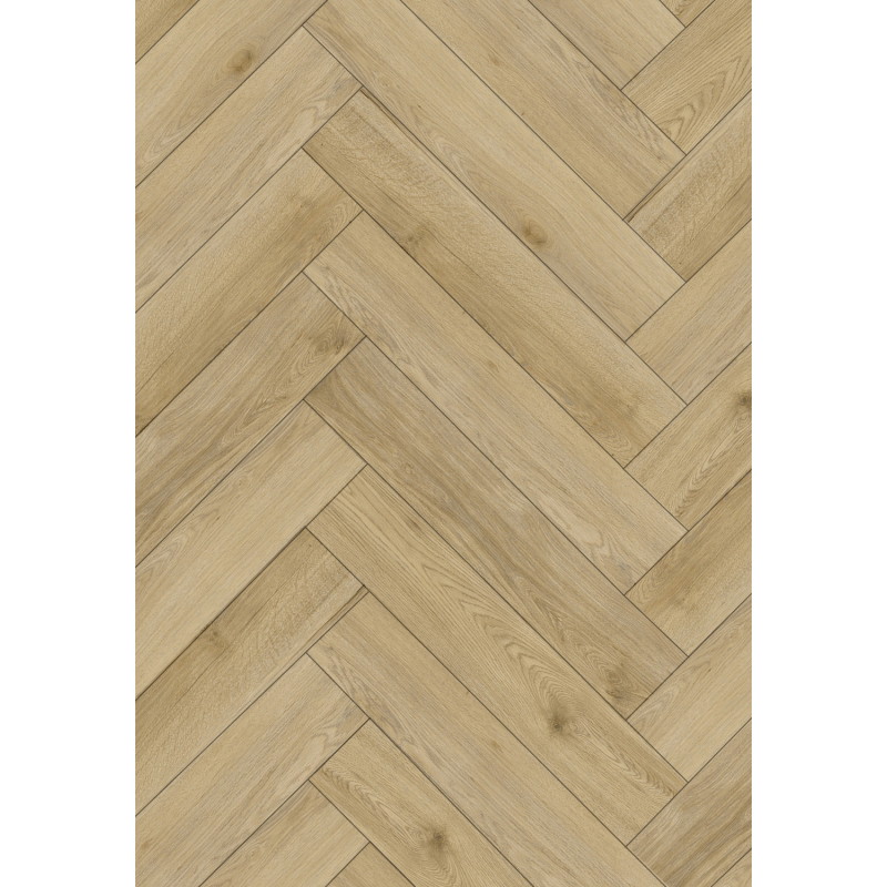 Mexen Charter Oak vzorka vinylových parkietov vzor rybia kosť LVT Dryback 2,5 mm, podklad PVC, 4 V-Drážka, Dub - F1469-S