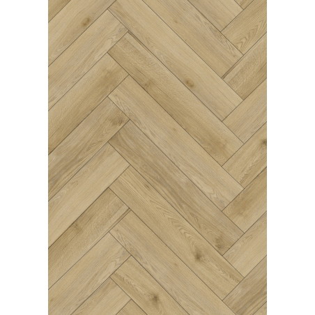Mexen Charter Oak vzorka vinylových parkietov vzor rybia kosť LVT Dryback 2,5 mm, podklad PVC, 4 V-Drážka, Dub - F1469-S