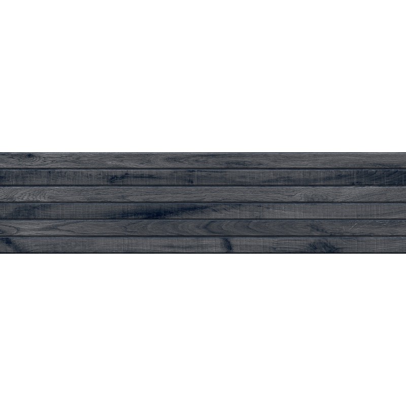Mexen Western Wood Nero vzorka glazúrovaného rektifikovaného gresu G1, drevodekoratívna stenová dlaždica, matná