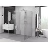 Mexen Exo-B Duo 3S sprchový kút 3-stenový otvárací 100 x 70 cm, transparentný, chróm - 814-100-070-01-00-3S