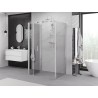 Mexen Exo-F 3S sprchový kút 3-stenový skladací 120 x 80 cm, transparentný, chróm - 816-120-080-01-00-3S