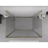 Mexen Exo-F 3S sprchový kút 3-stranný skladací 95 x 100 cm, transparentný, zlatý - 816-095-100-50-00-3S