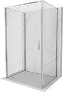 Mexen Exo-B 3S sprchový kút 3-stranný otvárací 95 x 70 cm, transparentný, chróm - 817-095-070-01-00-3S