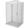 Mexen Exo-3S 3-stenná sprchová kabína 160 x 80 cm, priehľadná, chróm - 819-160-080-01-00-3S