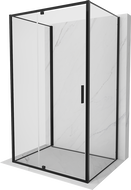 Mexen Exo-R 3S sprchová kabína 3-stenná, 110 x 85 cm, transparentná, čierna - 819-110-085-70-00-3S