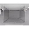 Mexen Exo-3S 3-stenný sprchový kút posuvný 135 x 85 cm, transparentný, chróm - 8151-135-085-01-00-3S