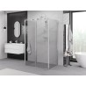 Mexen Exo-S 3S sprchová kabína 3-stenová posuvná 135 x 120 cm, transparentná, chróm - 8151-135-120-01-00-3S