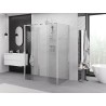 Mexen Exo-S Duo 3S sprchový kút 3-stenový posuvný 160 x 70 cm, transparentný, chróm - 8152-160-070-01-00-3S