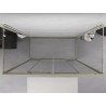 Mexen Exo-S Duo 3S 3-stenová sprchová kabína 200 x 90 cm, posuvná, transparentná, zlatá - 8152-200-090-50-00-3S