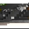 Mexen Tomas granitový dvojkomorový drez 800 x 500 mm, Čierna škvrnitá, sifón Chrómová - 6516802000-76