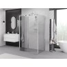 Mexen Exo-3S 3S sprchový kút 3-stenový zasúvací 85 x 70 cm, transparentný, chróm - 8153-085-070-01-00-3S