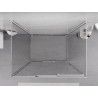 Mexen Exo-3S 3S sprchový kút 3-stenový zasúvací 85 x 70 cm, transparentný, chróm - 8153-085-070-01-00-3S