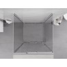 Mexen Exo-3S 3S sprchovací kút 3-stenový posuvný 80 x 80 cm, transparentný, chróm - 8153-080-080-01-00-3S
