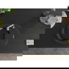 Mexen Kevin žulový drez s 1 komorou a odkvapkávacou plochou 586 x 458 mm, čierny/strieborný metalický, sifón chróm - 6517581005?