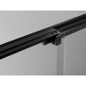 Mexen Exo-3S 3S sprchový kút 3-stranný posuvný 90 x 70 cm, priehľadný, čierny - 8153-090-070-70-00-3S