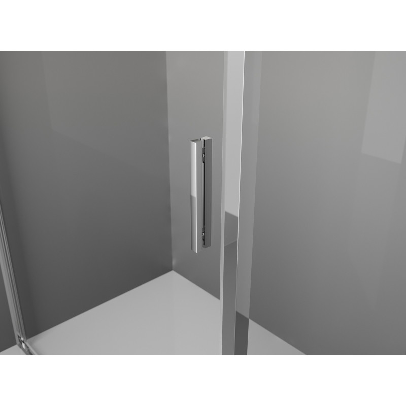 Mexen Exo-3S posuvná sprchová kabína 80 x 85 cm, transparentná, chrómová - 8153-080-085-01-00
