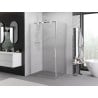Mexen Exo posuvný sprchový kút 100 x 90 cm, transparentný, chróm - 8153-100-090-01-00