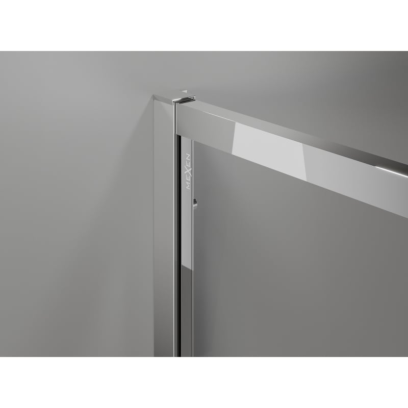 Mexen Exo posuvný sprchový kút 100 x 90 cm, transparentný, chróm - 8153-100-090-01-00