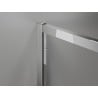 Mexen Exo posuvný sprchový kút 100 x 90 cm, transparentný, chróm - 8153-100-090-01-00