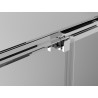 Mexen Exo-3S posuvná sprchová kabína 90 x 95 cm, transparentná, chrómová - 8153-090-095-01-00