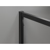 Mexen Exo-3S posuvná sprchová kabína 85 x 70 cm, priehľadná, čierna - 8153-085-070-70-00