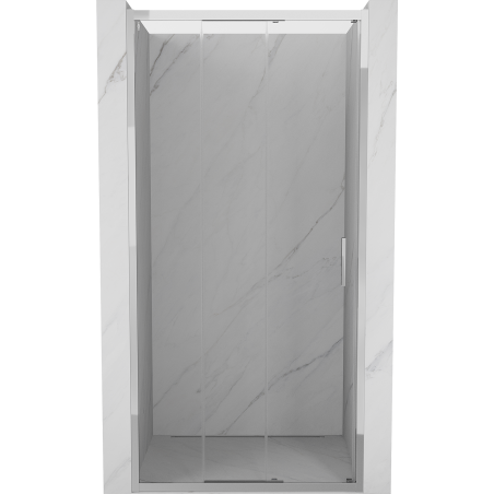 Mexen Exo-3S posuvné sprchové dvere 70 cm, transparentné, chróm - 8153-070-000-01-00