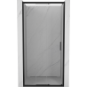 Mexen Exo-3S posuvné sprchové dvere 70 cm, priehľadné, čierne - 8153-070-000-70-00