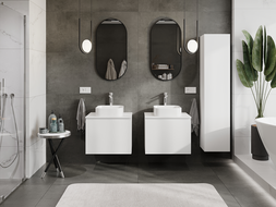 Mexen Orio kúpeľňová skrinka pod umývadlo 60 cm, 1 zásuvka, biela matná - 91A10-06047-1-BF01