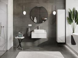 Mexen Orio kúpeľňová skrinka pod umývadlo 70 cm, 1 zásuvka, biela lesklá - 91A10-07023-1-BF00