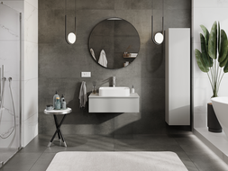 Mexen Orio kúpeľňová skrinka pod umývadlo 80 cm, 1 zásuvka, sivá matná - 91A10-08023-1-BF62