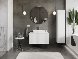 Mexen Orio kúpeľňová skrinka pod umývadlo 90 cm, 1 zásuvka, biela matná - 91A10-09047-1-BF01