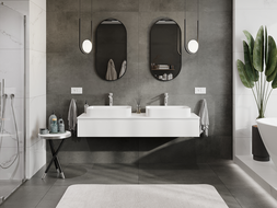 Mexen Orio kúpeľňová skrinka pod umývadlo 160 cm, 1 zásuvka, biela matná - 91A10-16023-1-BF01