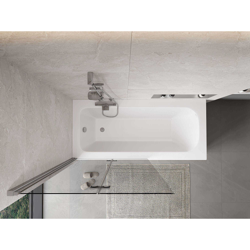 Mexen Mist sprchová zástena 2-dverová ľavá 100 x 150 cm, transparentná, chróm - 8A9-100-002-01-00-L