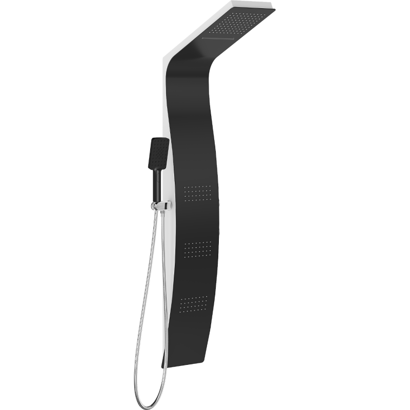 Mexen Bali sprchový panel, čierny/biely - 7622-03-71