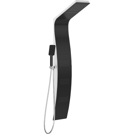 Mexen Bali sprchový panel, čierny/biely - 7622-03-71