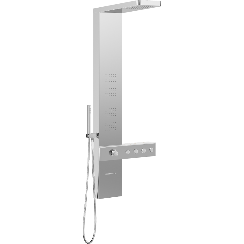 Mexen Natan sprchový panel s výlevkou, chróm - 7626-04-00