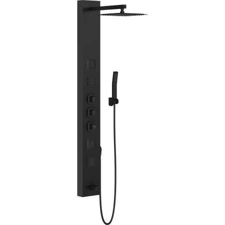 Mexen Orco sprchový panel, čierny - 7607-03-70