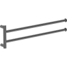 Mexen Loop dvojitý otočný vešiak na uterák, gun gray brúsený - 70A71049-66