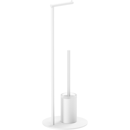 Mexen Loop stojaca WC kefa s držiakom na papier, biela - 70A71095-20